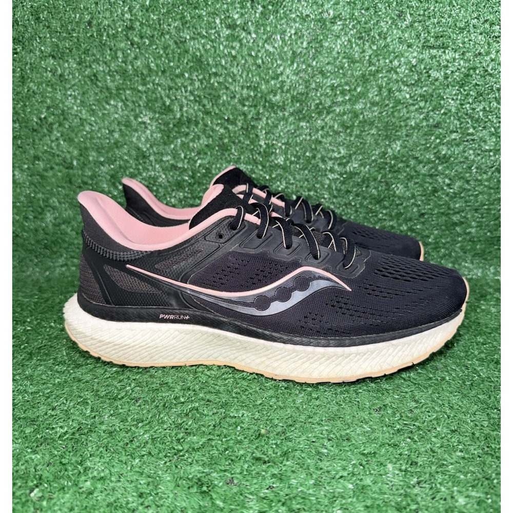 Saucony Women's Hurricane 23 Black Pink‎ Running Shoes Athletic Sneakers Size 9